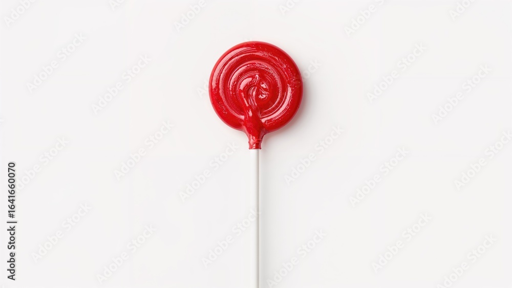 Poster ruby sweet on light backdrop displaying its upper outline