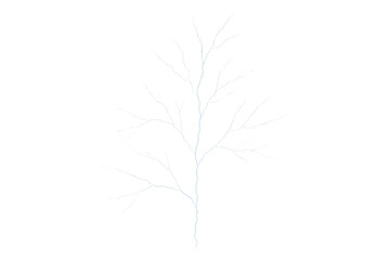 Obraz premium White lightning bolt striking on transparent background