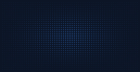 Abstract background with halftone dot pattern. Modern background vector illustration with half tone dots pattern. Futuristic tech style wallpaper or background with blue dot pattern. 