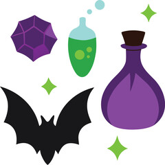 Potion Ingredient Icons Frog Legs Bat Wings and More