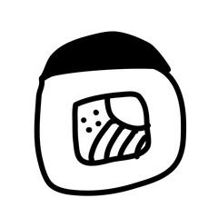 Japanese hand drawn Food