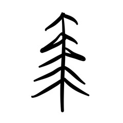 Fir tree doodle