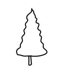 Fir tree doodle