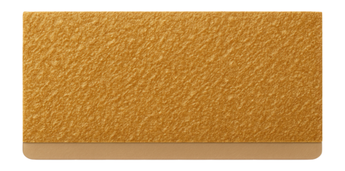 Open-coat sandpaper sheet to prevent clogging when sanding soft materials in a painting studio.