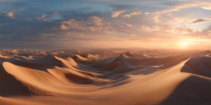 HDRI sunset in the desert