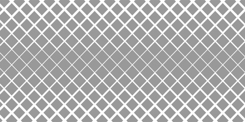 Naklejka premium Horizontal halftone with grey rhombus pattern background. Vector Illustration.