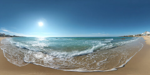 HDRI beach and sea