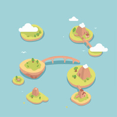 design of a circular flow diagram represented