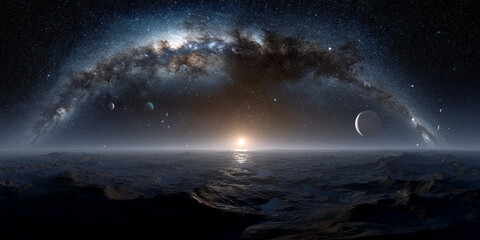 HDRI earth and stars