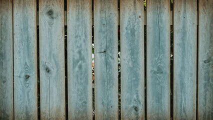 Fototapeta premium Rustic blue wooden fence grain background