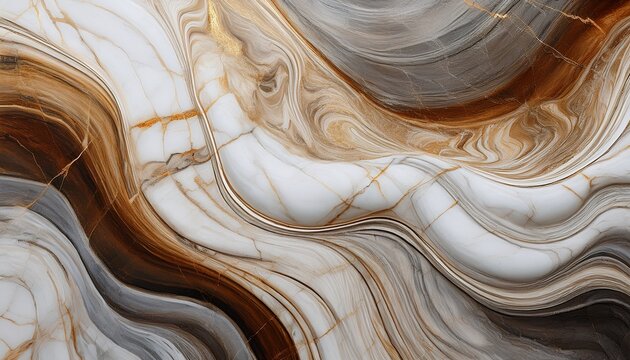abstract swirling marble texture diagonal composition grey brown and white veins natural stone background marble texture stone background