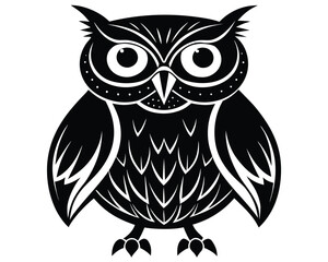 Fototapeta premium Owl Silhouette