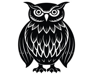 Fototapeta premium Owl Silhouette