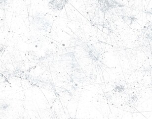 Abstract grey texture with scattered dots and lines on white background