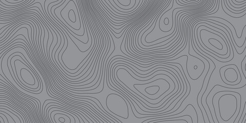 Abstract topographic contour line pattern in gray tones, creating a modern wavy texture. Minimalist geographic background design, suitable for maps, wallpapers, and digital graphics.