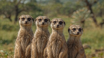 Headshot of a meerkat for administrative use