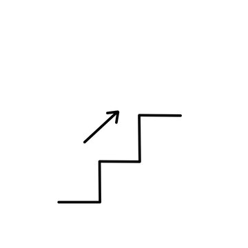 black arrow icon