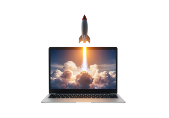 Digital Launch Rocketing Success with Innovative Technology and Fast Computing