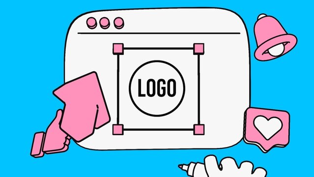 3D Draw & Social Logo Reveal