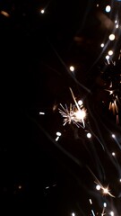 new year sparkler, fireworks. burning sparkler firework. Happy new year and Merry christmas...