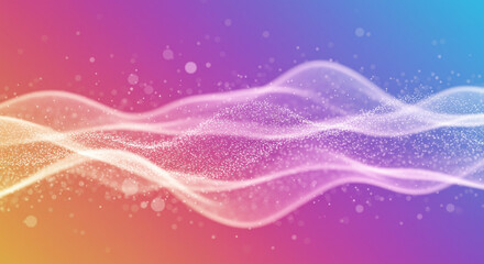 Luminescent Pastel Gradient Background with Soft Bokeh