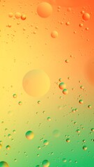 Colorful Artistic of Oil Drop Floating on the Water. Abstract Water Bubbles Background. Oil Drops on the Water Surface