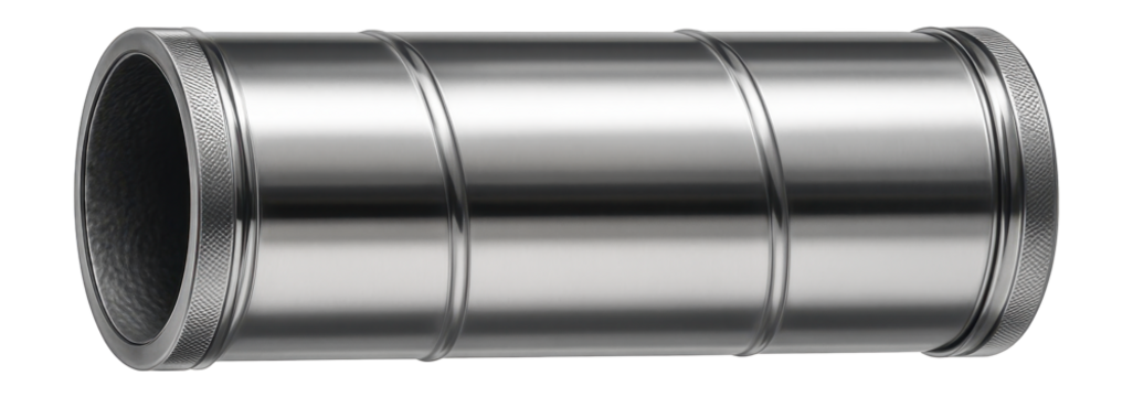 Double-wall insulated rigid duct with thermal protection for cold storage facilities.