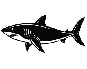 Obraz premium Shark Silhouette