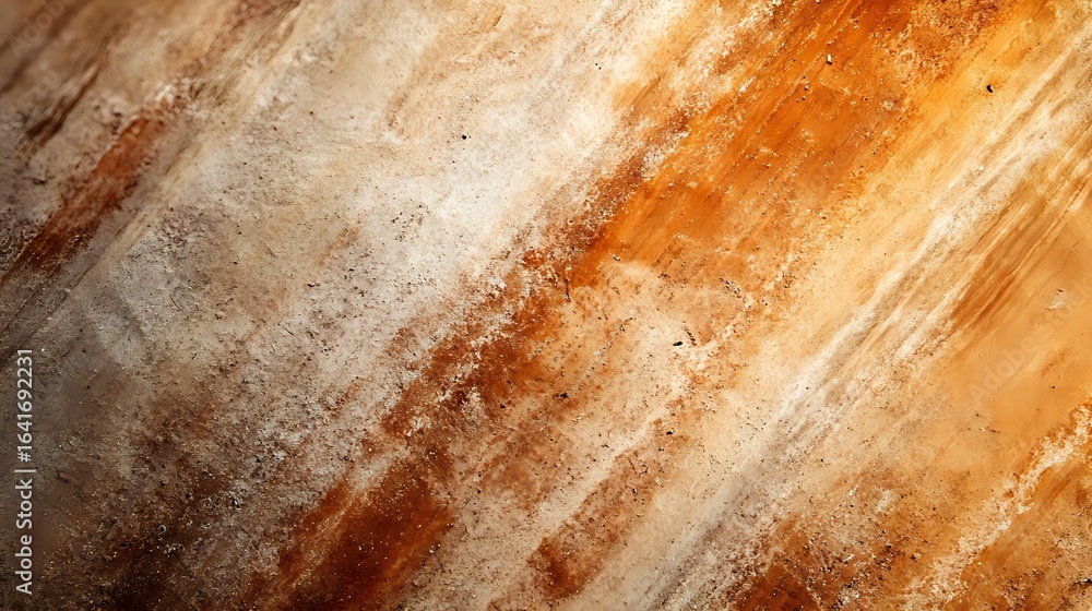 Poster abstract brown and white diagonal grunge texture with rustic weathered surface showing natural aging