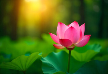 lotus flower in the pond