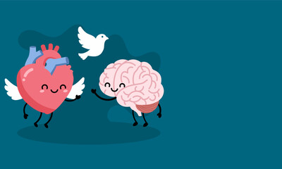 heart and mind peaceful and free like a bird flying