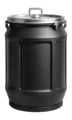 High-flow self-leveling mixture in a drum for large-scale construction projects.