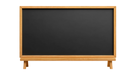 Blank Slate: A classic blackboard in a wooden frame. Ideal for education, presentations, or creative content.