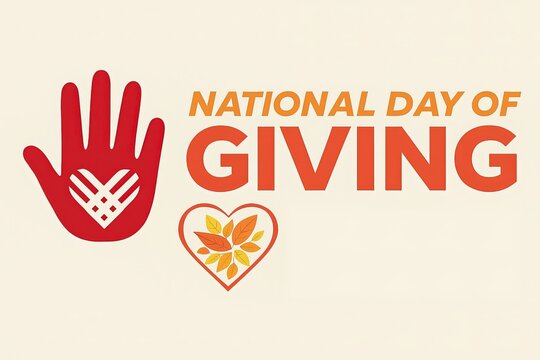 Creative Giving Tuesday Social Media Banner with Donation and Fundraising Theme, Generative AI