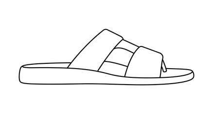 Sleek modern sandal design perfect for summer fashion campaigns and footwear branding