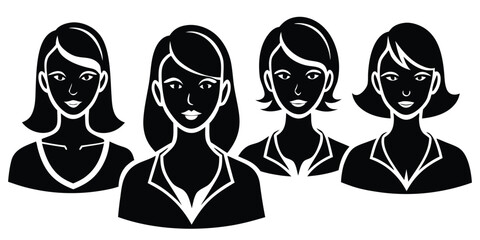 Obraz premium Woman Silhouette