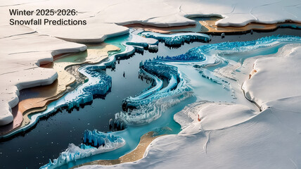 Snowfall 2025-26 texture. Abstract data visualization. Designer resource.