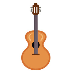 Fototapeta premium Classical acoustic guitar. Vector