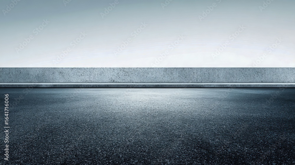 Poster urban asphalt space: modern concrete background with copy space for product display and design