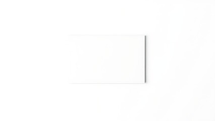 A minimalist business card design on a clean white background, showcasing simplicity and professionalism.