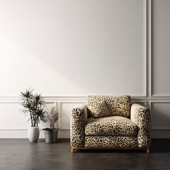 Elegant Armchair in Minimalist Interior