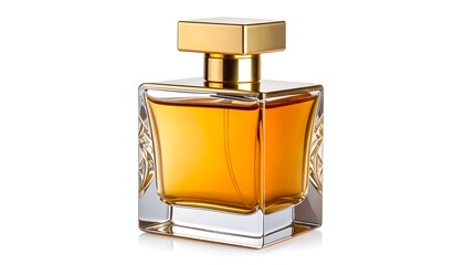Luxurious Amber Perfume Bottle