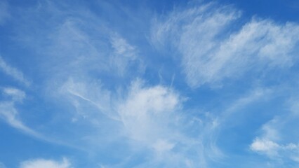 blue sky and clouds
