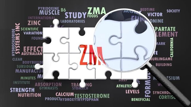 Zma under magnifying glass, being researched, studied and examined. Most important subjects and ideas closely related to zma presented as a word cloud. Complexity of zma. Can be looped.