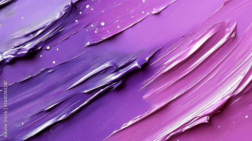 Poster vibrant purple and pink textured brush strokes with dynamic movement create abstract artistic backgr