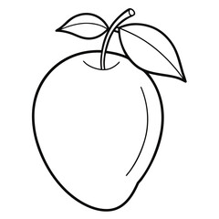 black and white mango