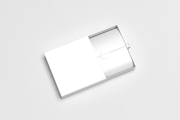 Presentation Box Mockup with LinkedI