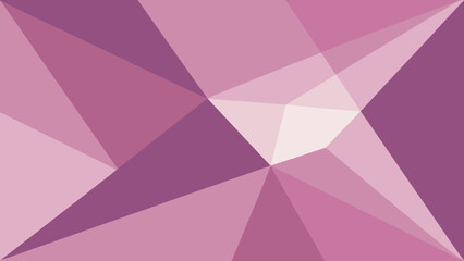 Fototapeta premium Pink and Purple Geometric Facets with Subtle Light and Shadow abstract polygonal