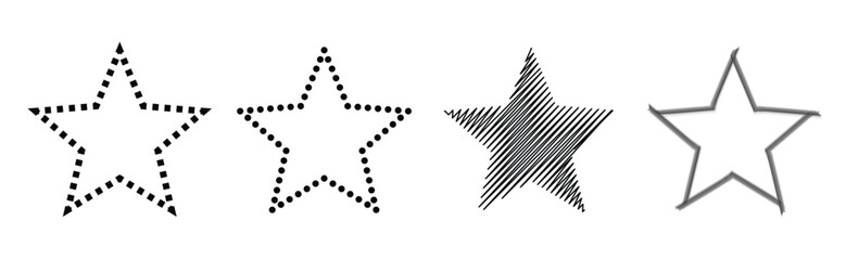 Star Vector Illustration Graphic Set