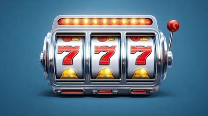 A series of slot machines glow with neon lights, promising fortunes and excitement in the casino.